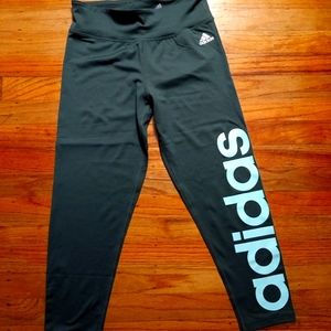 Adidas Legging, Olive, with inner pocket